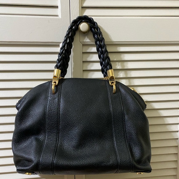 Michael Kors satchel with braided straps - Picture 2 of 8